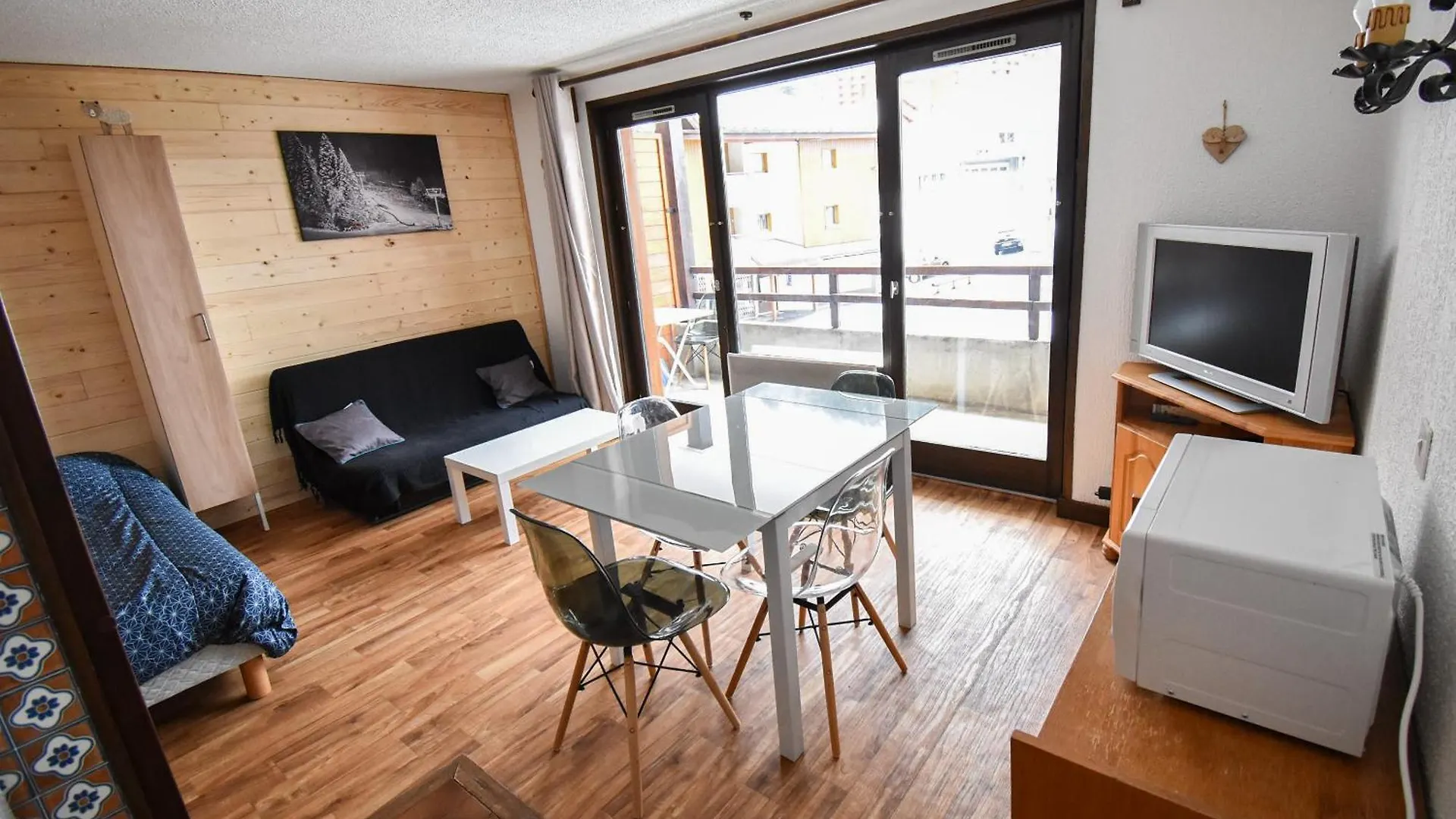 Апартаменты Le Relai S34 - Grand Et Lumineux Studio Avec Coin Montagne 4-6 Pers Avec Wifi, 50M Des Pistes, Grand Balcon Expose Sud, Draps Non Compris Сен-Жан-д'Ольп