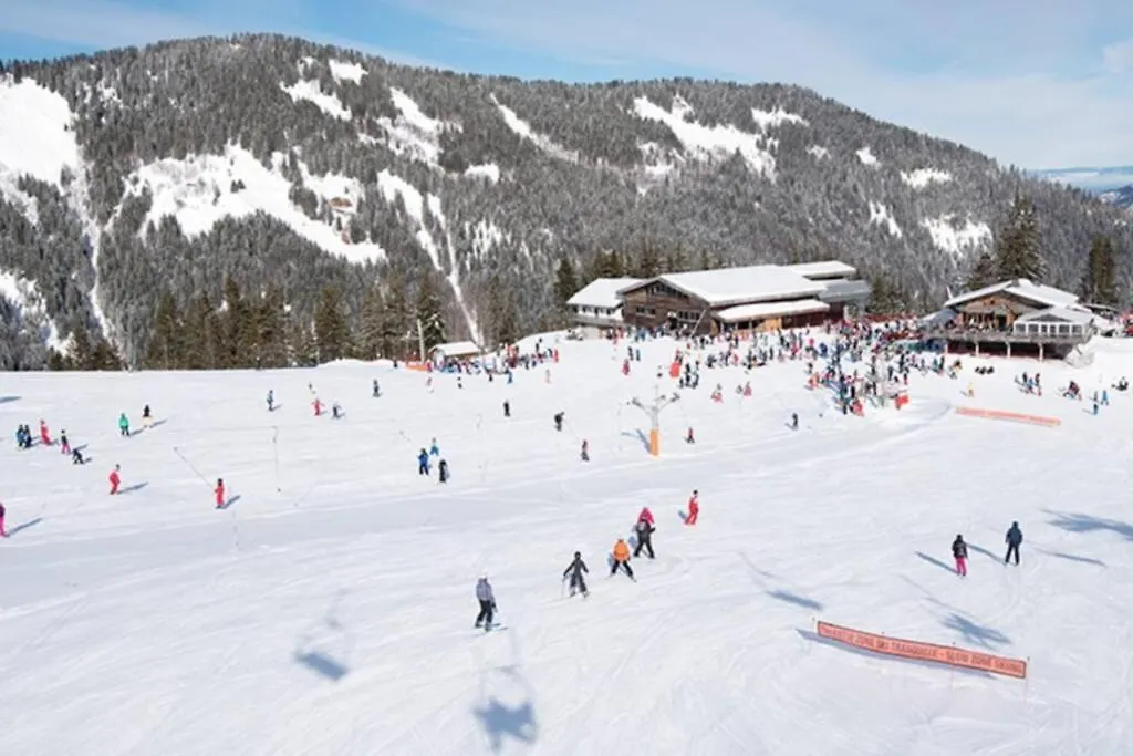 Le Relai S34 - Grand et lumineux studio avec coin montagne 4-6 pers, 50m des pistes, grand balcon exposé SUD, DRAPS NON COMPRIS Saint-Jean-dʼAulps France